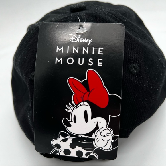 NWT Disney Minnie Mouse Black Hat and PVC Key Chain - Picture 6 of 6